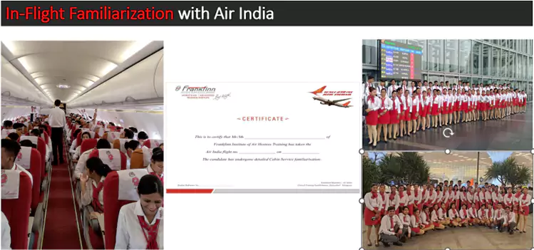 Frankfinn Air India in-flight training program