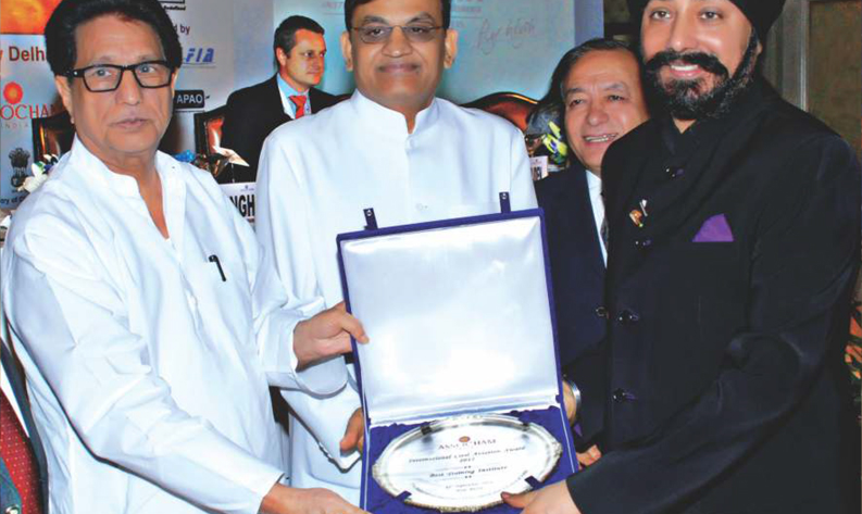 Best Air Hostess Training Institute Award - 2012