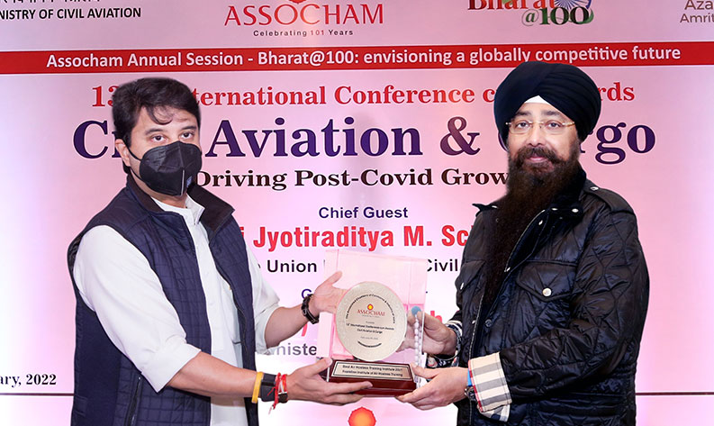 Best Air Hostess Training Institute Award - 2021